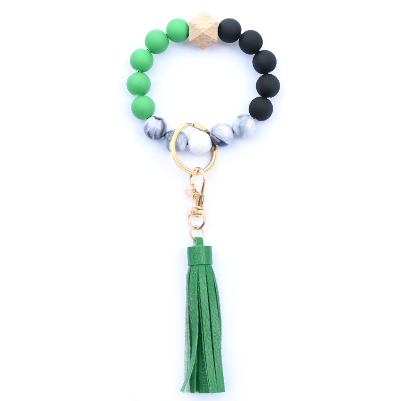 Simple Style Tie Dye Wood Tassel Unisex Bracelets 1 Piece display picture 13