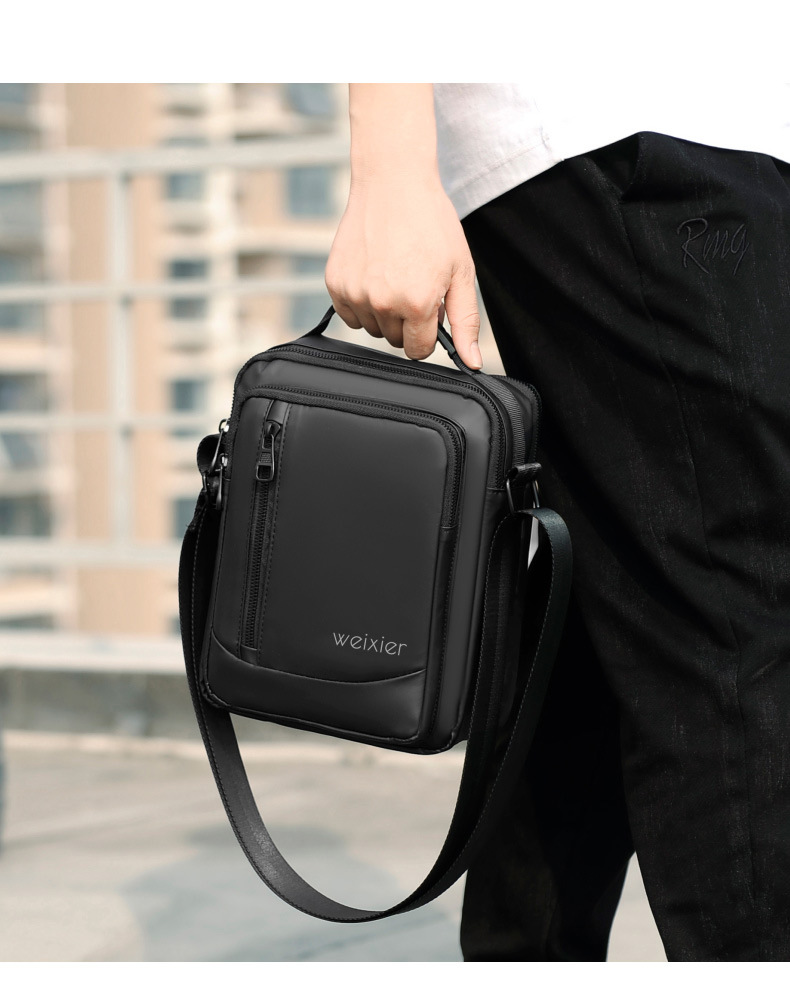 Kompakte Herren Handytasche Umhängetasche Wasserabweisend_voghion.com