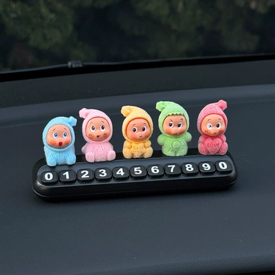 High-End Car Phone Moving License – Nömrəli dayanma kartı - 5-star-people-black-large-number-license-plate