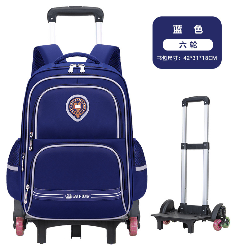 26 nuevas mochilas de tirón para niños y niñas 2 - 3 - 5 - 6 grados mochilas de hombro para niños de gran capacidad para reducir la carga