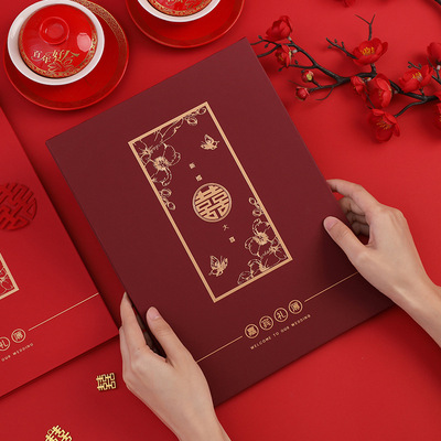 Свадебный знак -в книге Creative Gifts Creative Gift Book Wedding Products Гостевые церемония книга подпись