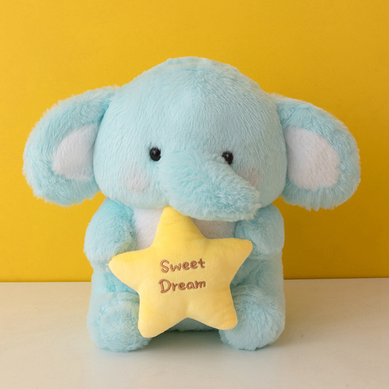 Nuevo buen día elefante juguete de peluche acompañado muñeca tranquilizadora muñeca agarrar muñeca decoración del hogar