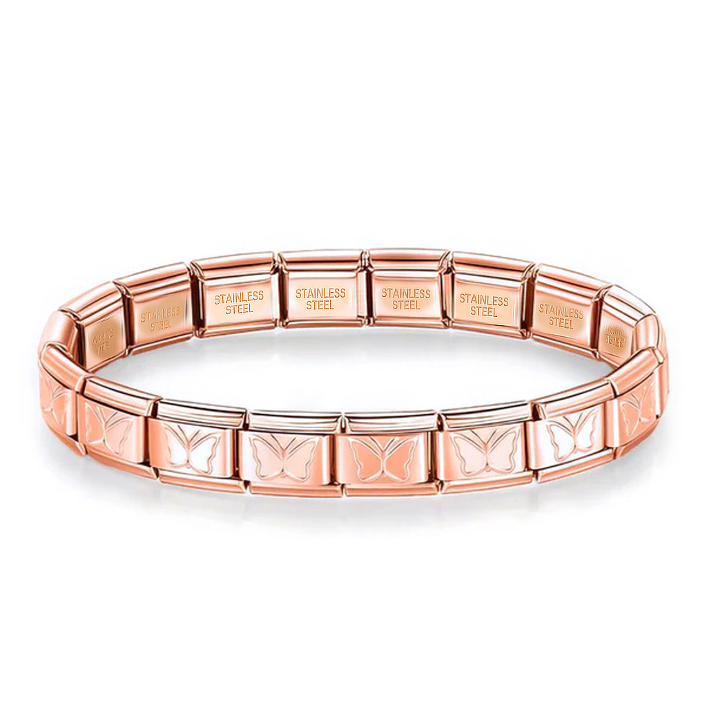 나비 로즈 골드