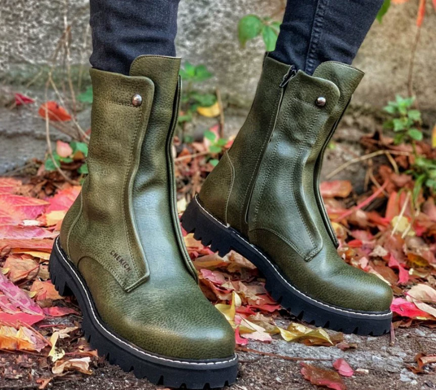 2021 Трансграничная независимая станция внешней торговли Новые европейские и американские мужские короткие Ботинки Martin с круглым носком и круглым носком на толстой подошве с заклепками больших размеров Мужская обувь