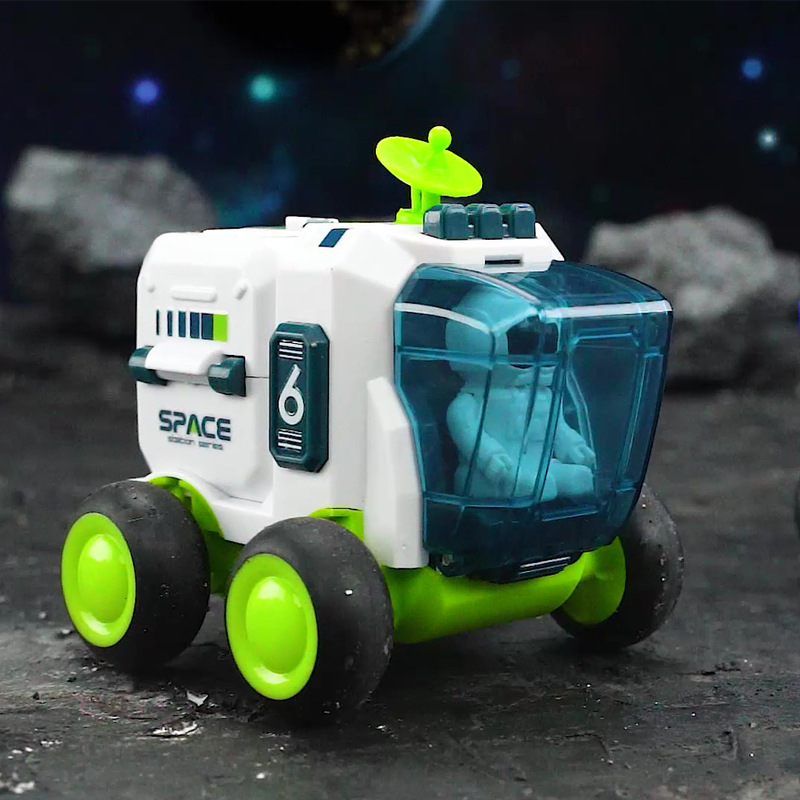 Simulación creativa inercial espacio universo detector de inicio de sesión estación espacial astronauta modelo regalo de juguete para niños