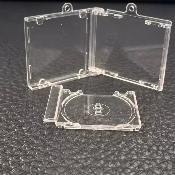 Transparent acrylic CD keychain mini pendant, custom DIY fan support accessory