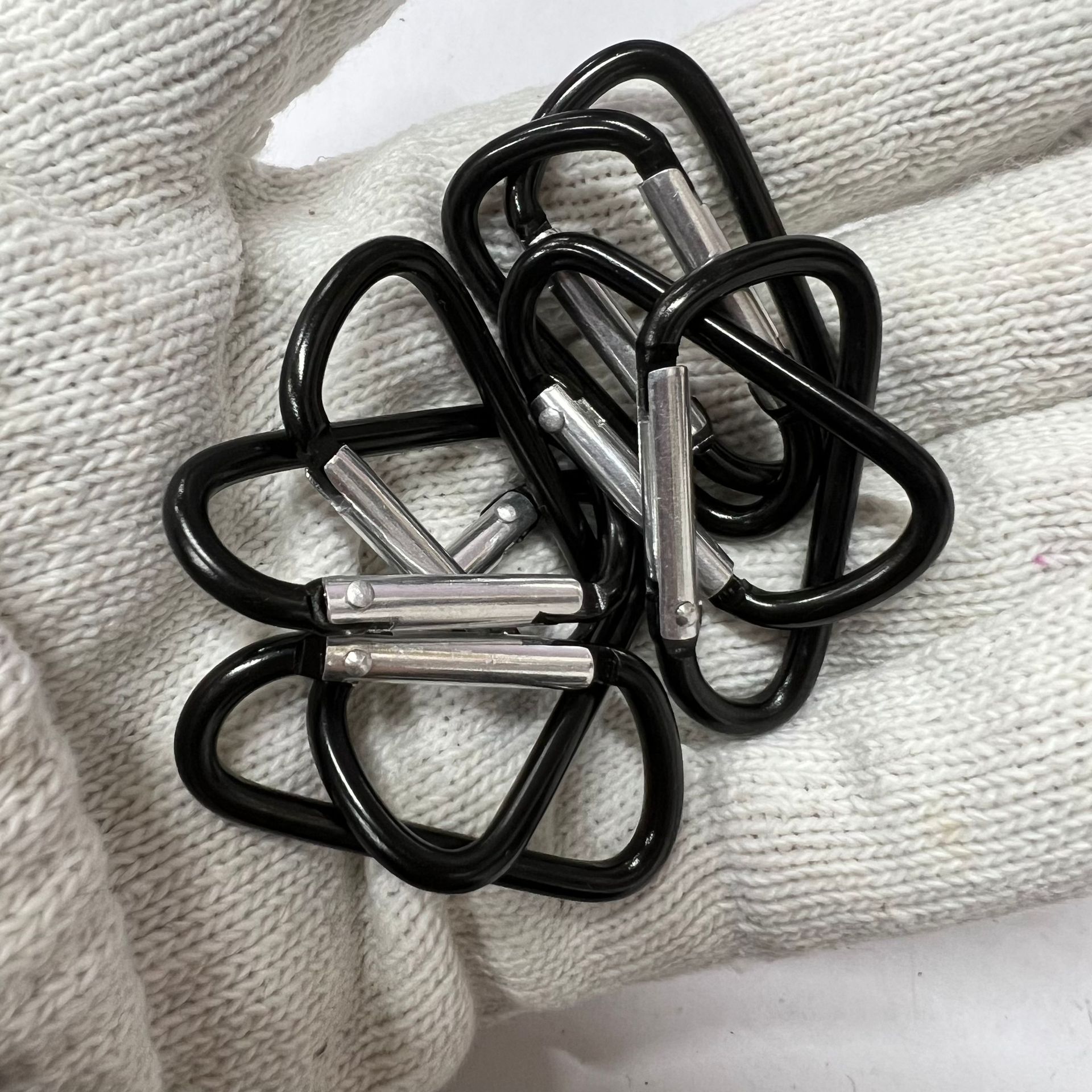 【厂家直销】D形葫芦形铝合金时尚经典登山扣背包钥匙钩外挂配件