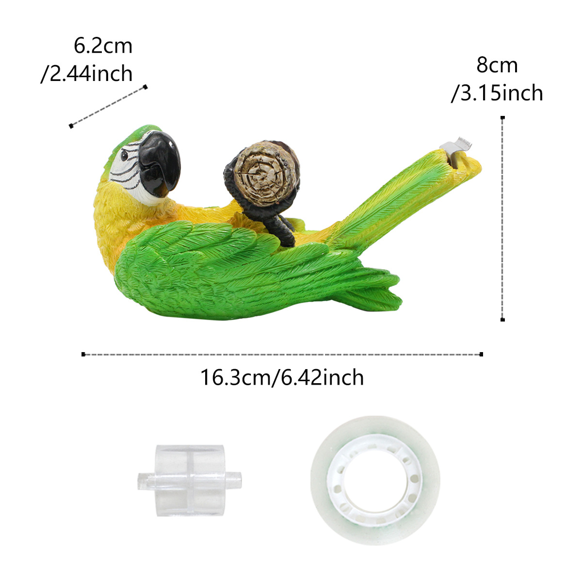 Manufacturers  tape cutter desktop animal resin tape machine tape holder packer parrot resin tape