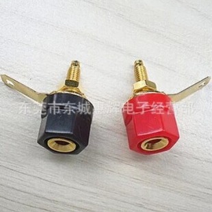 Direct Selling Gold-Plated 301 Pure Copper Rod Hexagonal Terminal Amplifier Audio Speaker Wire Terminal Block 4mm Banana Socket