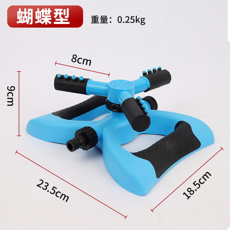 360 grados de riego rotativo pulverizador al por mayor riego automático de aspersores de tres puntas