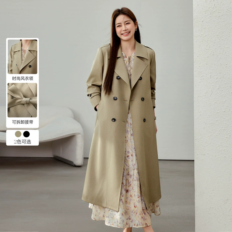 [Темперамент британский стиль, расслабляющий стиль, ветровка в форме ветровки] Funny Show большой размер женский толстый mm2025 весенний новый