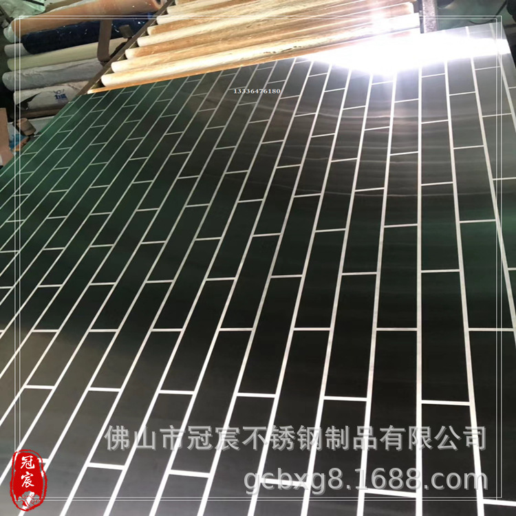 云南不锈钢阳刻 酒店装修用不锈钢彩色板 304不锈钢蚀刻板