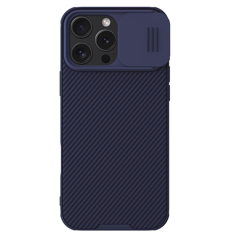 Nillkin para lente iPhone16 PRO MAX cubierta deslizante cubierta protectora antiespionaje espejo negro Apple 16