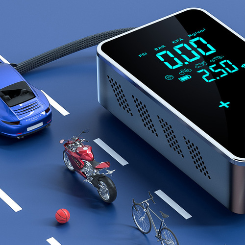 Car air pump Car portable large screen wireless digital display air pump Multifunctional smart tire air pump