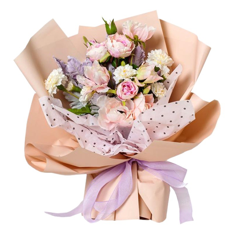 Cubo de flores de plástico que aumenta la envoltura de flores artefacto forro de unión de flores estabilizador cuadrado muelle Dispositivo de envoltura de flores material de embalaje de la flor