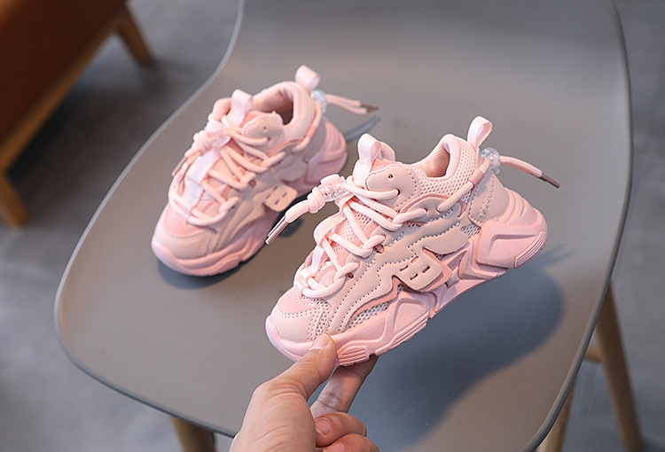 Scarpe da ginnastica per bambini in mesh traspirante e casual_voghion.com