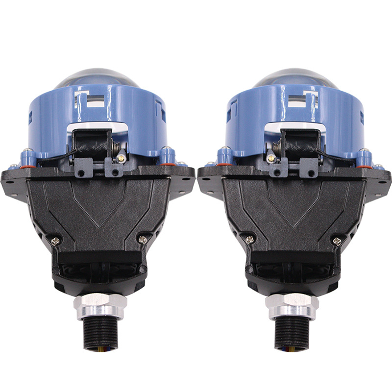2025 venta caliente de automóviles led faro P02 lente de luz dual LED 65W luz láser de alta potencia faro bombilla de xenón