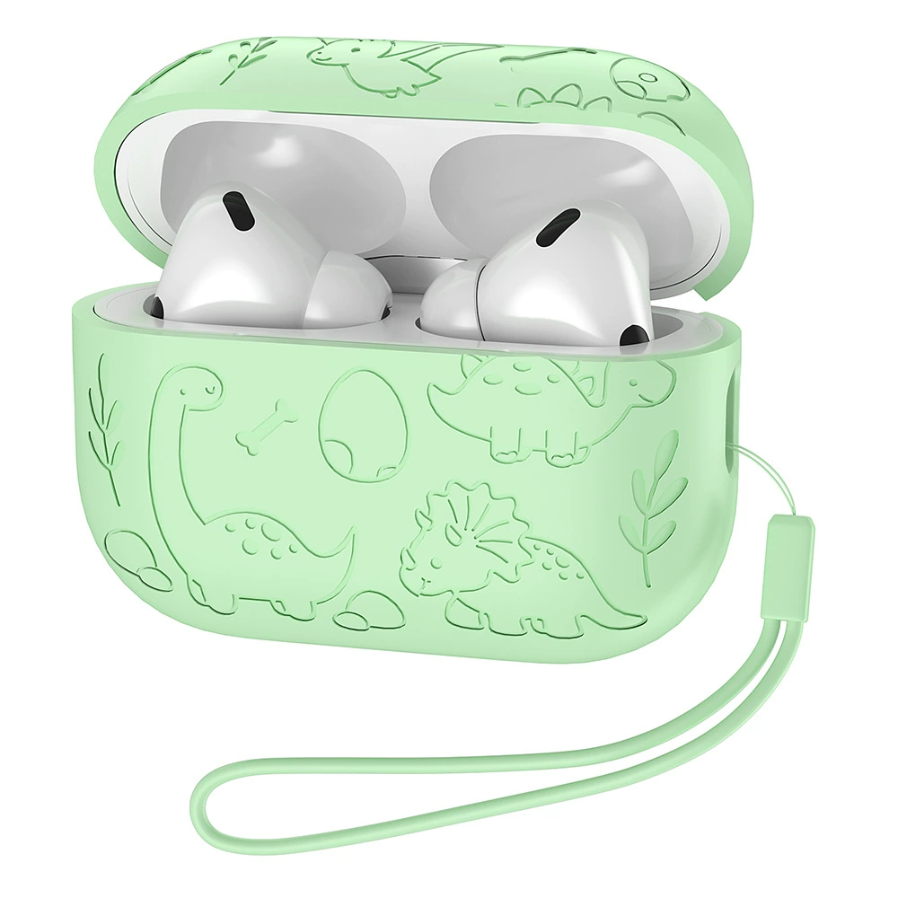 Защитный чехол для AirPods 4 однотонный симпатичный Apple 4 поколения силиконовый мягкий корпус, чехол для AirPods Pro 3 наушников