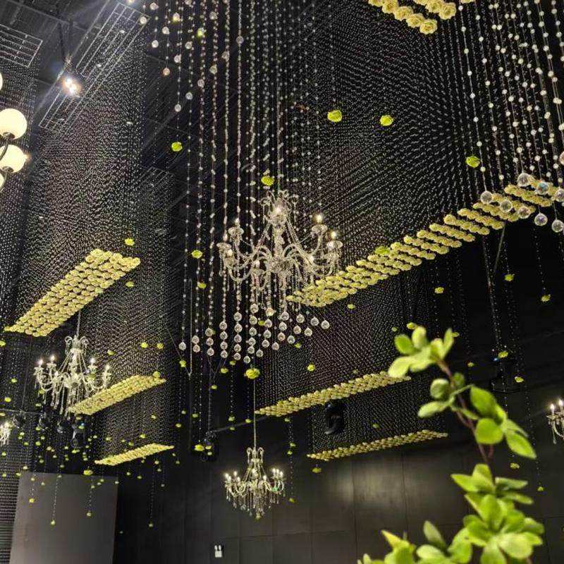 Wedding Crystal Bead Curtain Flower Pendant Bead String Bead Chain Ceiling Decoration Wedding Flower Head Decoration Pineapple Bead Door Curtain Wedding Crystal Bead Curtain Flower Pendant Bead String Bead Chain Ceiling Decoration Wedding Flower Head Decoration Pineapple Bead Door Curtain