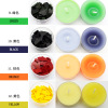 Candle, aromatherapy, pigment dye, container, 34 colors