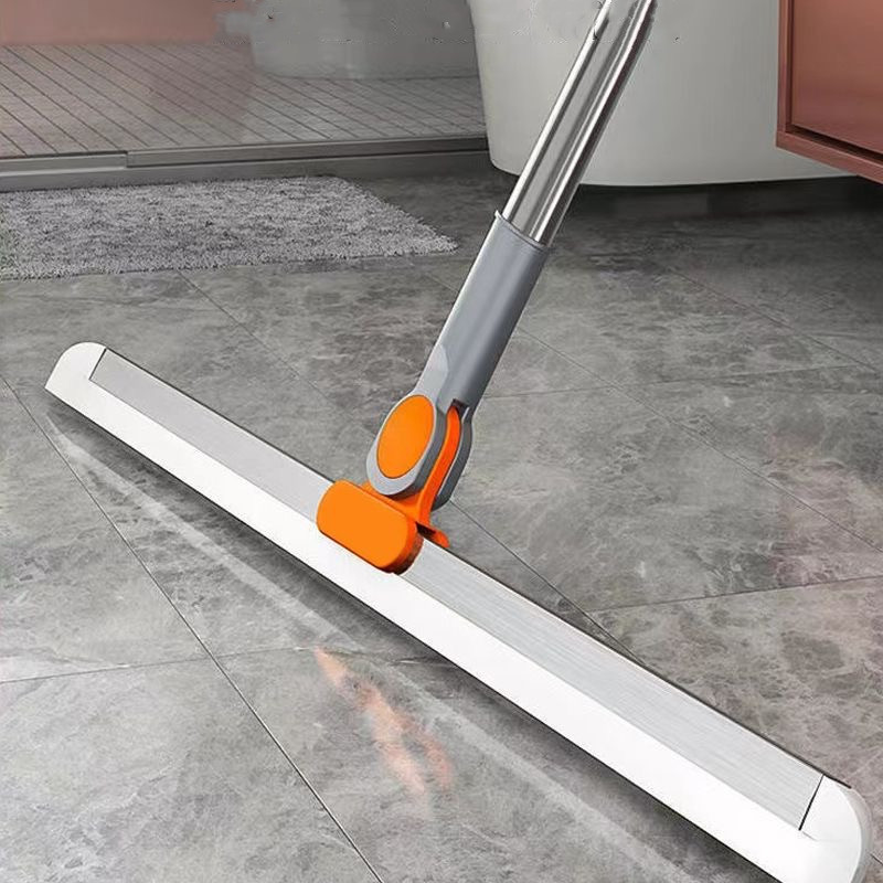 Dual-Purpose Broom Silicone Floor Scraper Water Scraper Mop Magic Broom