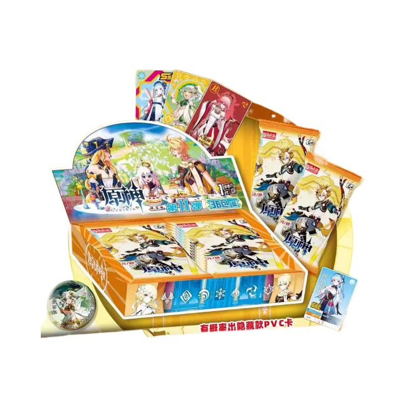 Карточный набор Yuanshen Card Set Card 3 Anniversary Game Tongren Douyin Blind Blind Card Disassembling Cross -border Explosion
