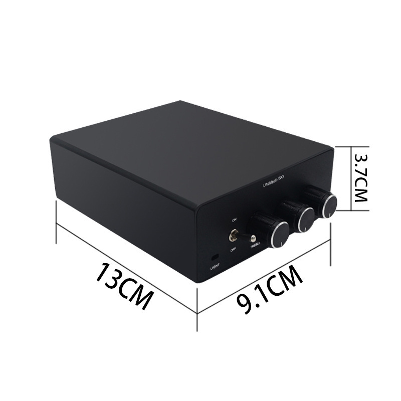 50W蓝牙5.0立体声音频功放接收器D类迷你Hi-Fi集成放大器数字功放