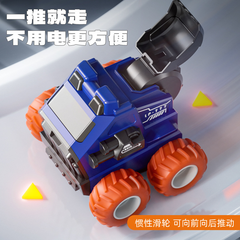 Coche de ingeniería inercial para niños, juguete, niño pequeño, excavadora, cohete, lanzamiento de piedra, carro de juguete inercial resistente a caídas al por mayor image 5