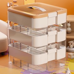 儿童玩具收纳箱乐高零件分格整理盒小颗粒储物箱子积木分类置物架