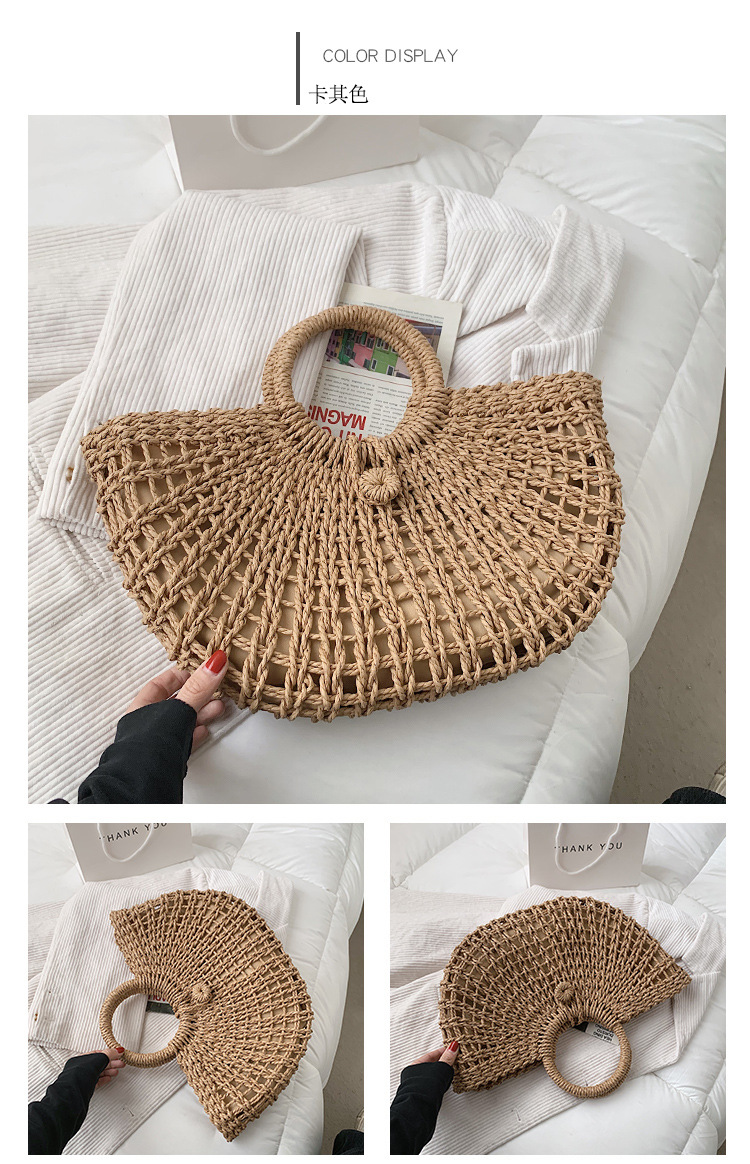 Simple Fashion Straw Woven Bag display picture 9