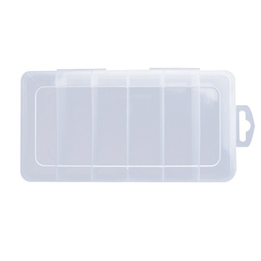 6格透明塑料盒，可用于包装收纳，渔具盒用，