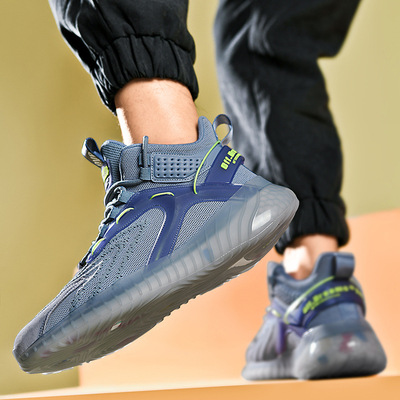 man Trend Help Autumn new pattern Popcorn soft sole motion leisure time run comfortable Men's Shoes