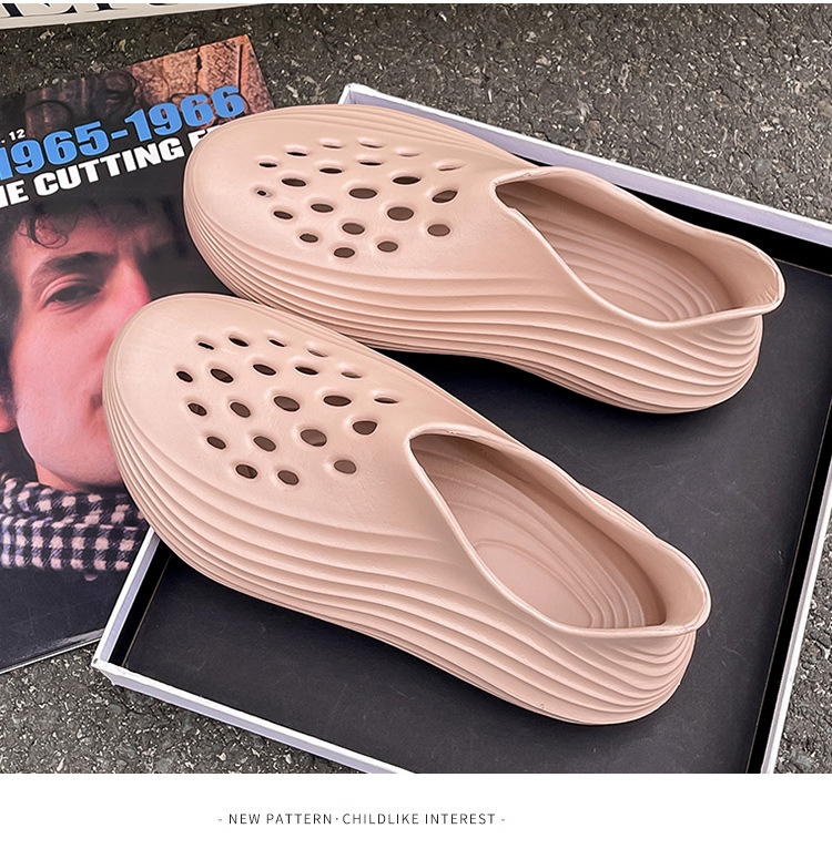 Non-slip Men's Clogs With Thick Soles For Summer Outdoor Wear_voghion.com