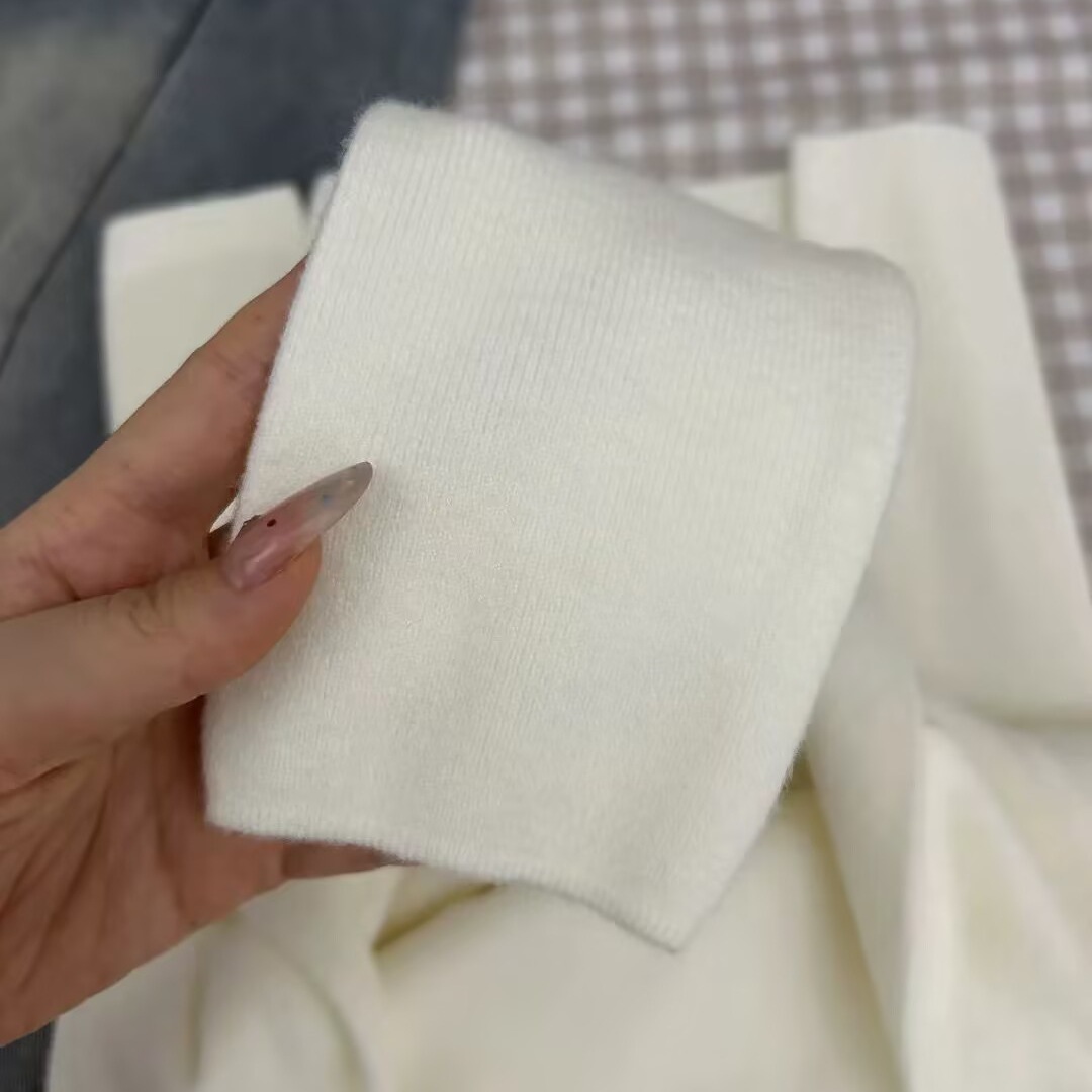 푸푸 소프트 왁스 니트 긴팔베이스 셔츠 여성용 겨울 스웨터 한국식 심플 탑