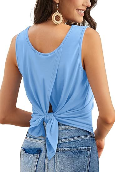 Vente En Gros Femmes Décontractée Style Simple Vêtement De Rue Couleur Unie Sans Manches T-shirts display picture 14