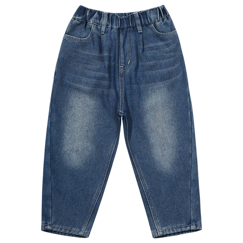 EK Japanese keep warm comfortable warm jeans for boys, children's trousers, children's clothing, western style, for teenagers