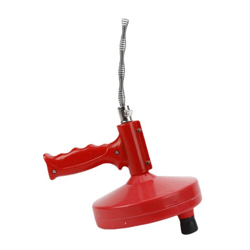 Home sink cleaner, hand-crank pipe cleaner, manual clearing and cleaning tool, drain cleaner