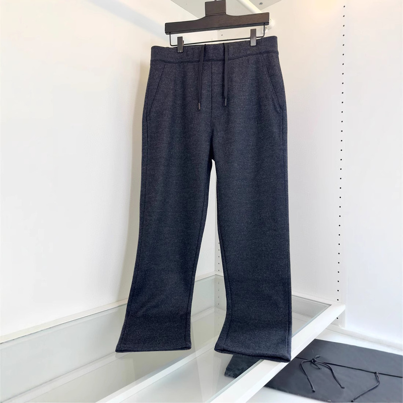 No Burden Elegant Wool Jogging Series 25 New Ez Classy Loose Straight Men's Drawstring Casual Pants