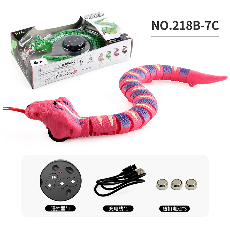 Ratón de simulación de control remoto por infrarrojos eléctrico transfronterizo Cobra Toda la persona parodia modelo animal juguete juguete para mascotas