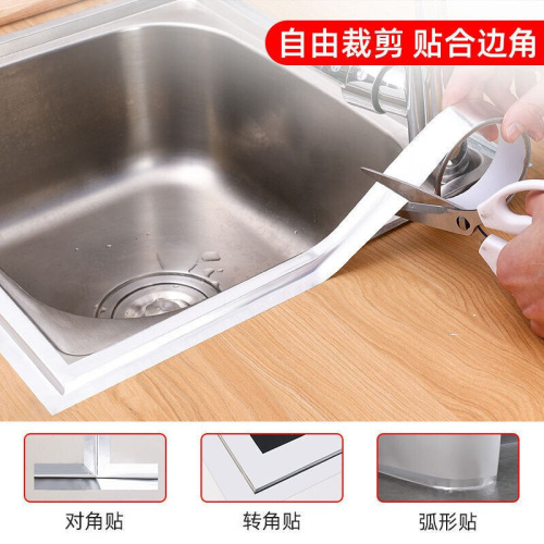 PET peritoneal aluminum foil tape kitchen beauty seam sticker stove gap oil-proof sticker high temperature fireproof and mildew-proof sticker