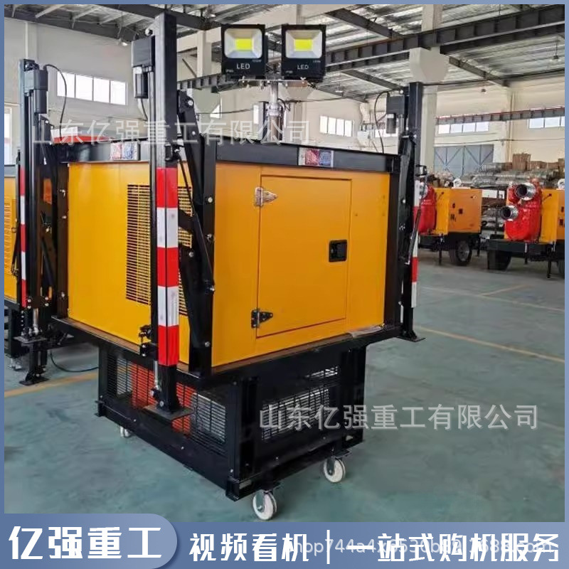 防汛应急排水方舱柴油发电照明排水泵车移动升降消防救援排涝水泵