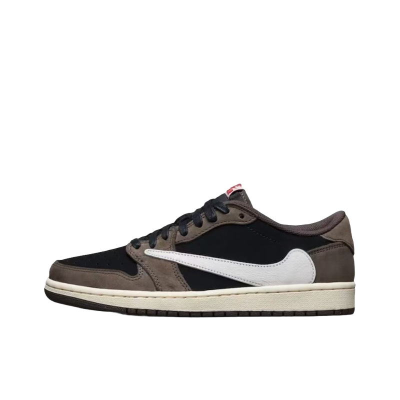 Aj1 Pure Original Shoes from Putian, Reverse Hook, Hiroshi Fujiwara Lightning, Air Jordan 1 Low Shoes, Sports Casual Trendy Versatile Couple Shoes for Men and Women