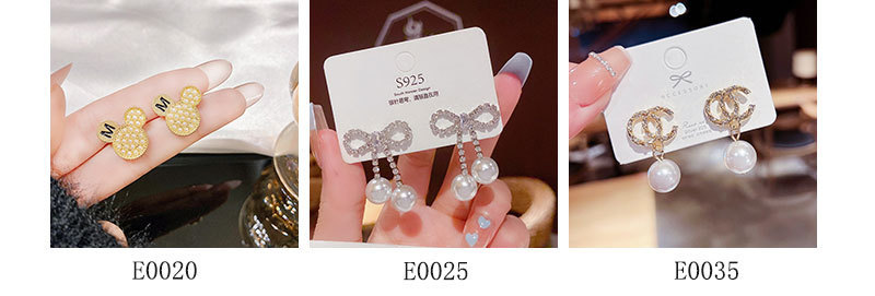 16g Weight Artificial Pearls, Zircon Inlay Material Drop Earrings Classification 1 Pair Quantity Daily Occasion Copper Material Star, Heart Shape Pattern Women'S Gender Plating Design Fashion Style Fashion Star Heart Shape Copper Plating Artificial Pearls Zircon Drop Earrings 1 Pair 2