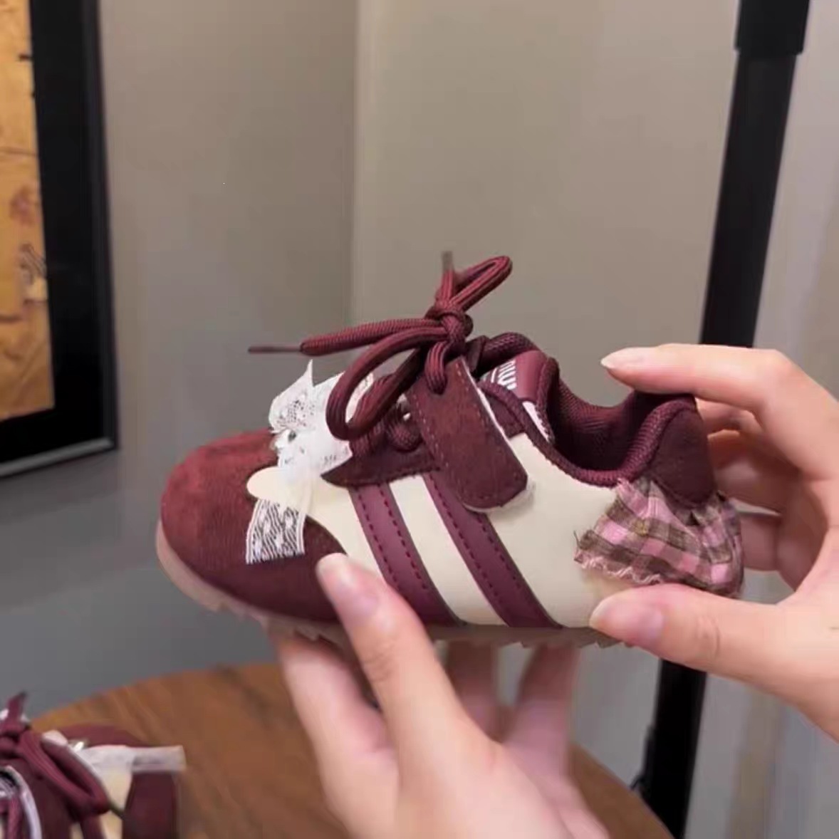Baskets filles style coréen chaussures de sport pour enfant_voghion.com