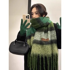 围巾冬季女2025新款秋冬氛围感韩系英伦风气质学生百搭高级感小众