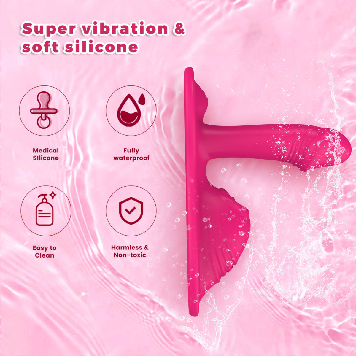App Remote Control Vibrating Anal Plug with Suction and Tongue-Like Motion — detail image 7
