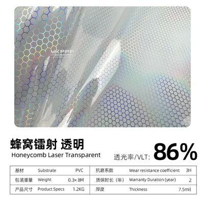 Rainbow Car Light Color Changing | Car headlight protective film - transparent-30cm8m