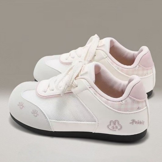 2026 primavera nueva cabeza redonda ligera casual moda de skate de mujer de zapatos deportivos de entrenamiento de base plana