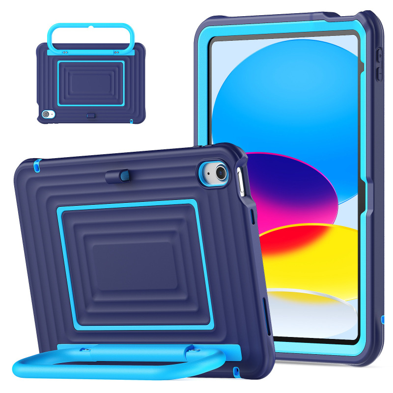 Suitable for iPad 11Th Generation Protective Case Pro11 Silicone Full-Cover 10.9 Portable Stand Air45 Anti-Fall Cover Air11