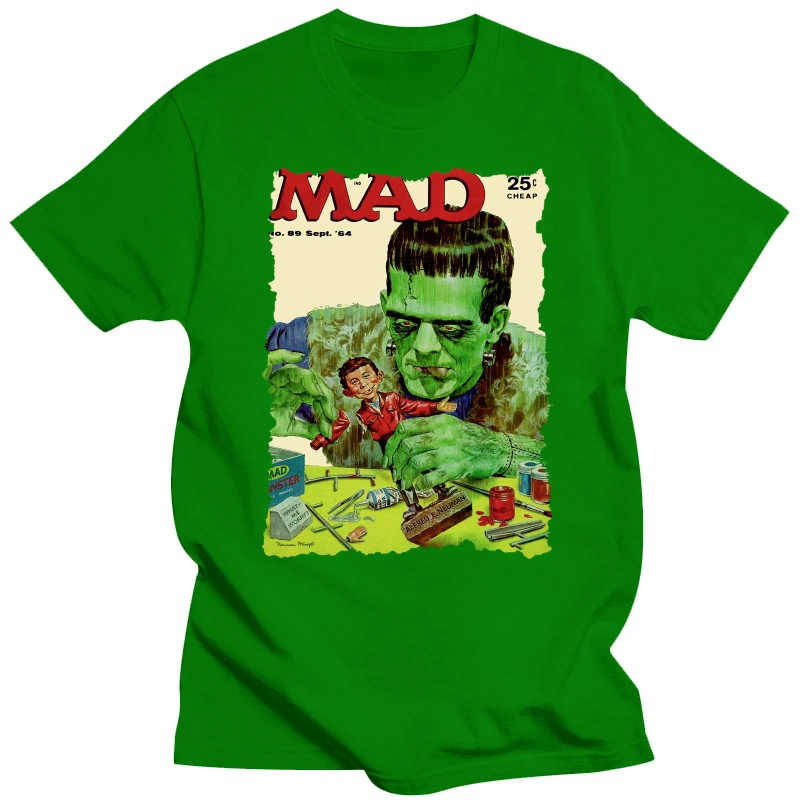 1964 обложка MAD Magazine, футболка с ловким охлаждением, с Америкой
